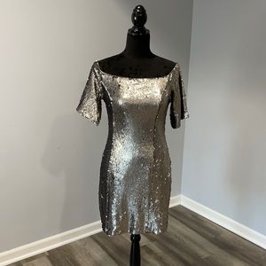 DO+BE size medium sequin cocktail party mini dress